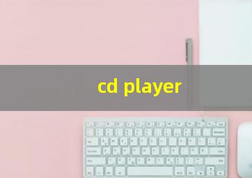 cd player